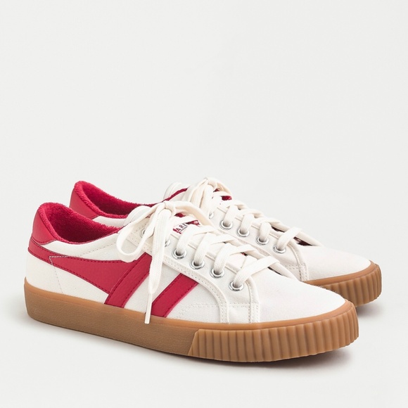 J. Crew Shoes - J. CREW GOLA MARK COX RED WHITE SNEAKER